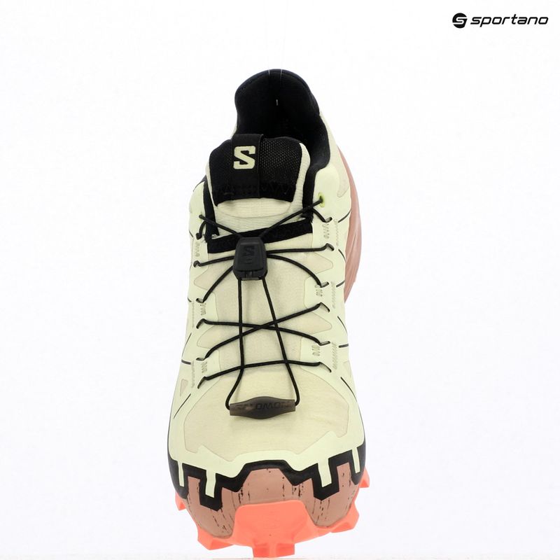 Дамски обувки за бягане Salomon Speedcross 6 GTX lime cream/mahogany rose/black 12