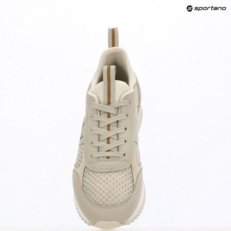 EA7 Emporio Armani Black & White Laces silver birch/gold обувки 12