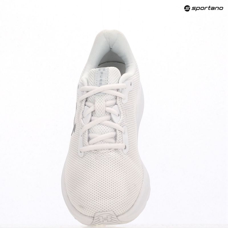 Дамски обувки за бягане Under Armour Charged Pursuit 4 white/white/metallic silver 9
