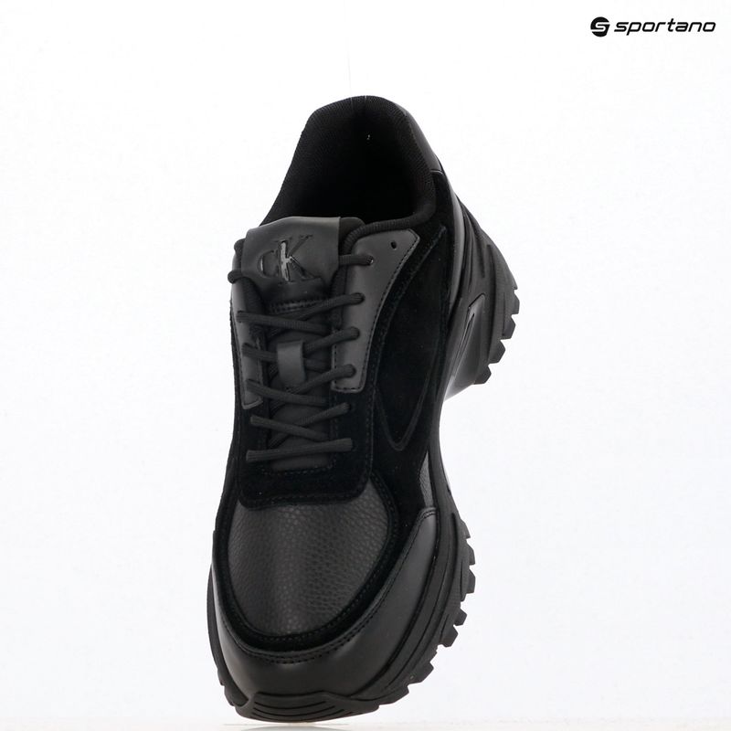 Мъжки обувки Calvin Klein YM0YM01289 Hike Runner HF Leather Mix triple black 9