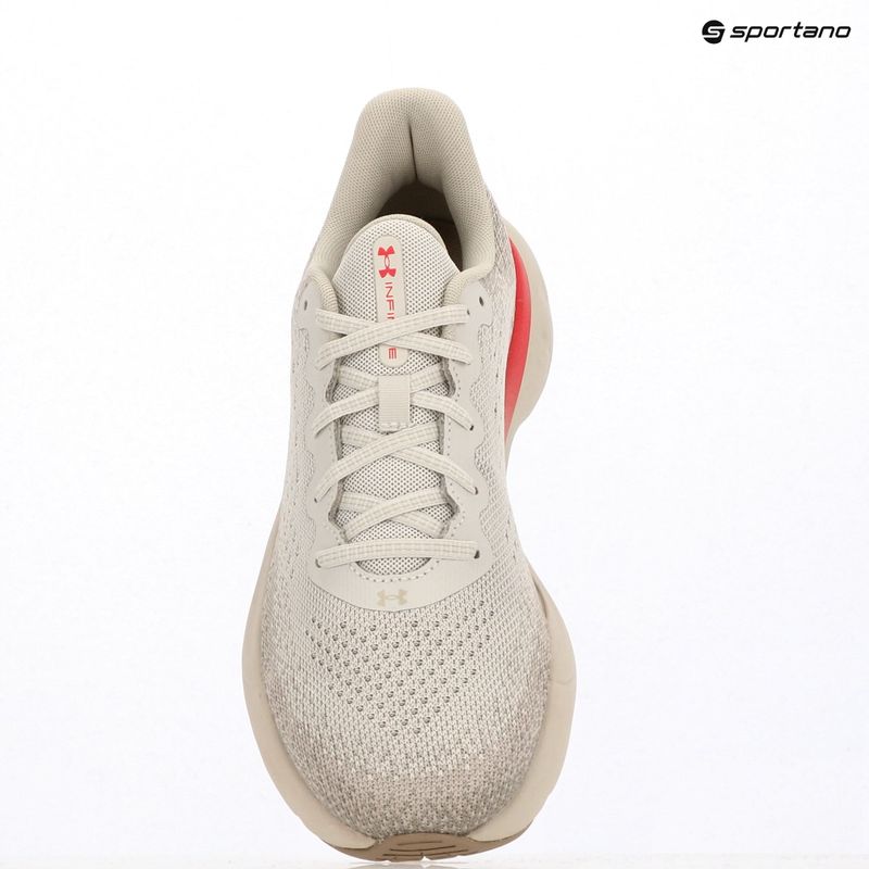 Мъжки маратонки за бягане Under Armour Infinite summit бяло/кафяво основа/червено състезателно 9