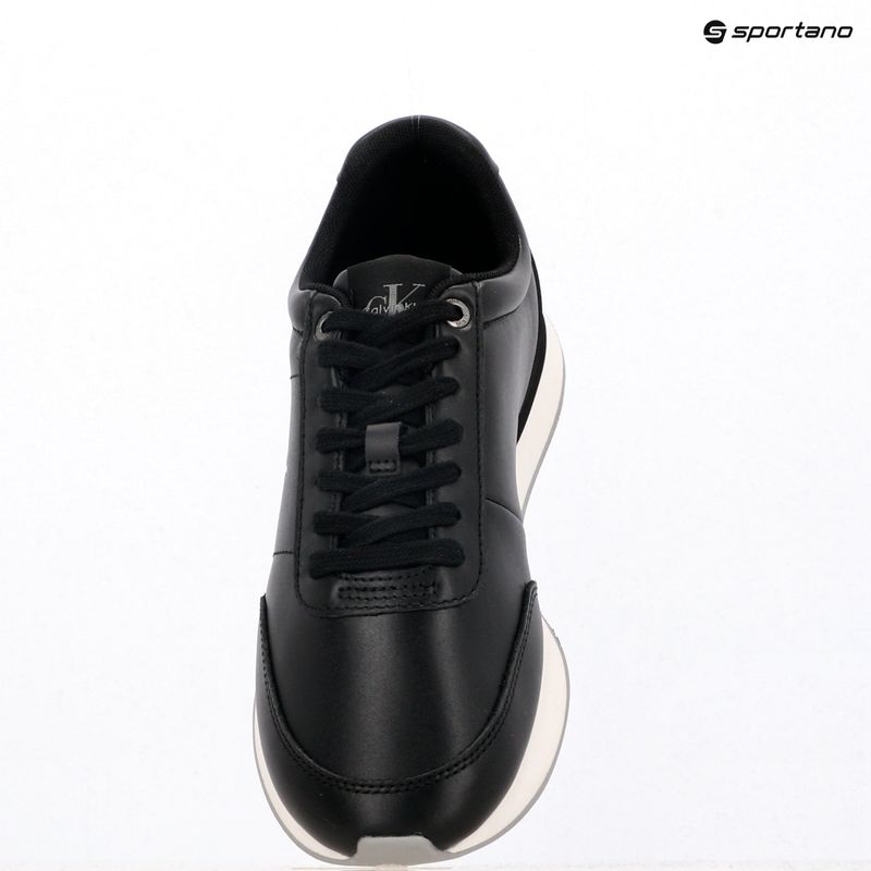 Дамски обувки Calvin Klein YW0YW01942 Retro Runner Lace Up Leather MG black/formal grey 9