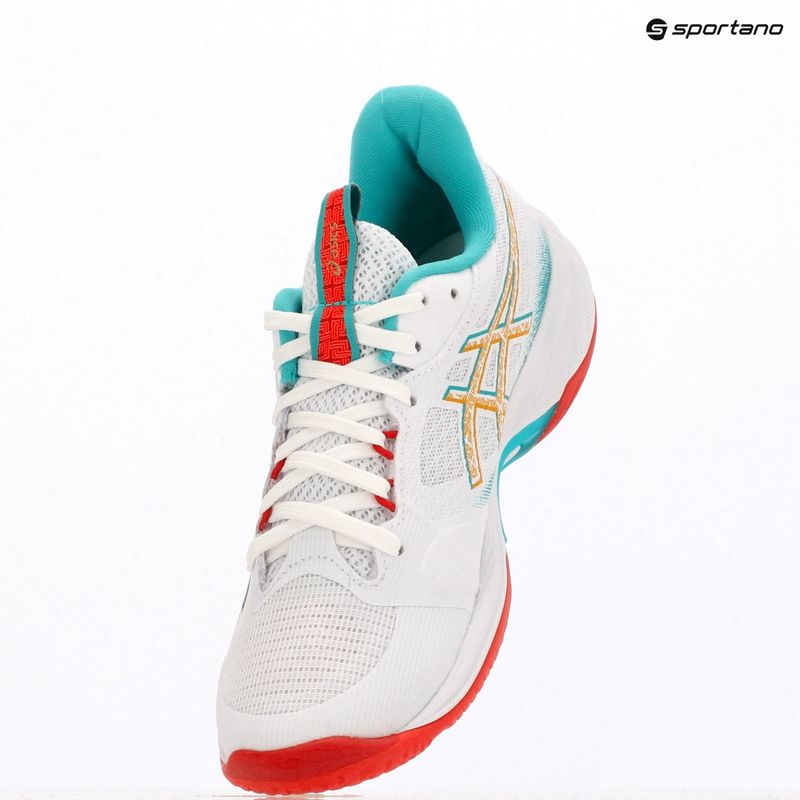 Дамски обувки за волейбол ASICS Netburner Ballistic FF 4 white/sea glass 16