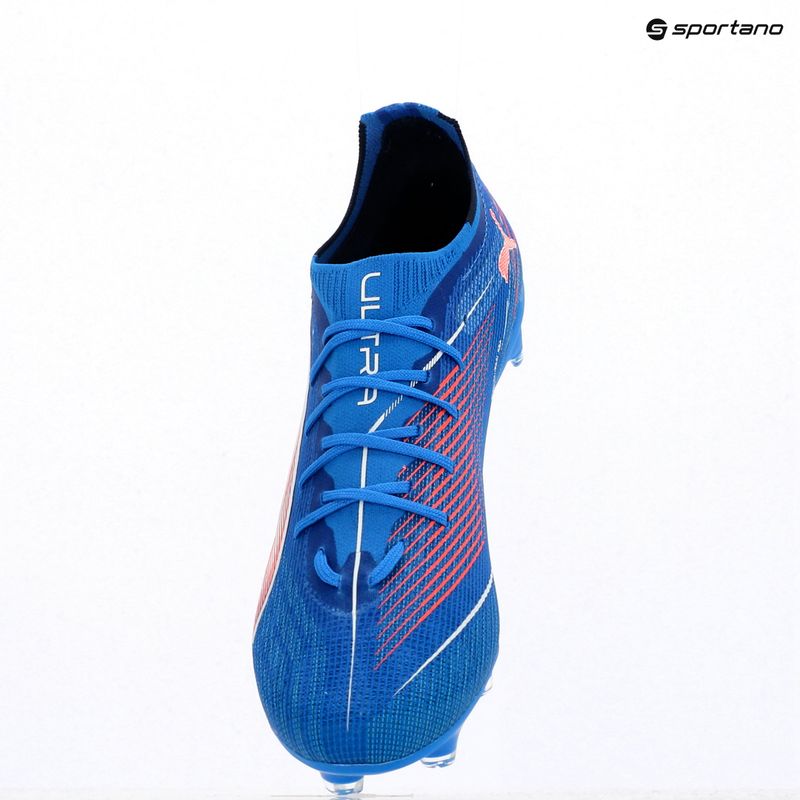 PUMA Ultra 6 Pro FG/AG мъжки футболни обувки ултра синьо/пума бяло/светло червено 8