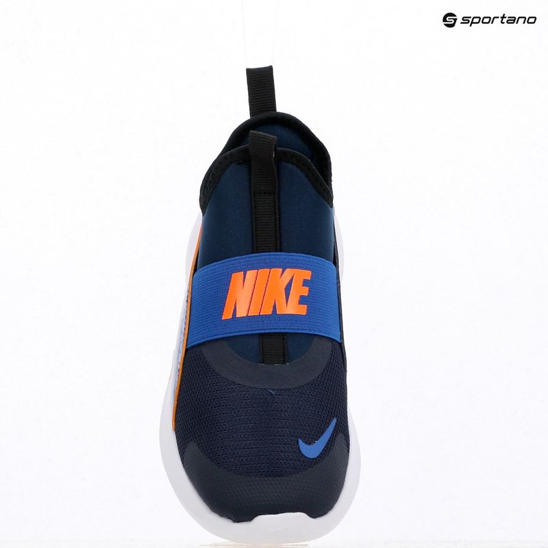 Детски обувки Nike Flex Runner 4 midnight navy/total orange/game royal 13