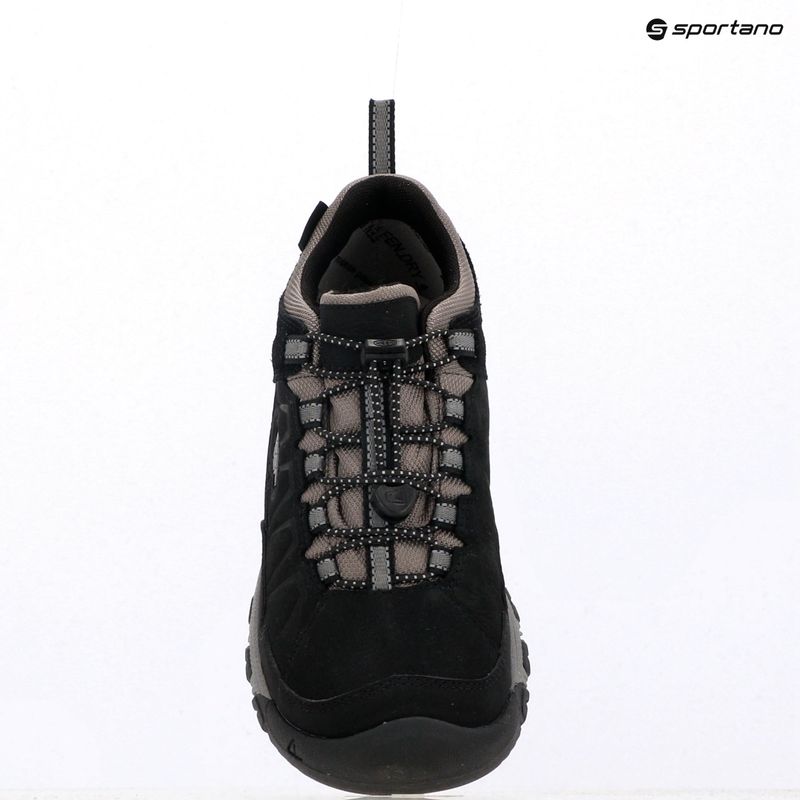 Детски обувки за трекинг KEEN Targhee IV Low Waterproof black/steel grey 9