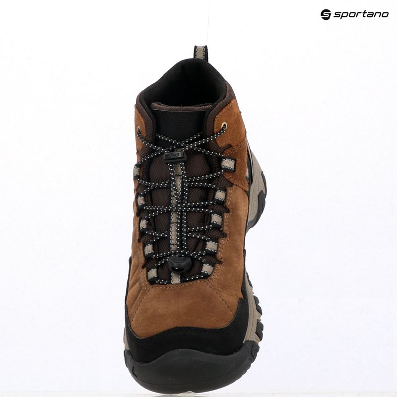 Детски обувки за трекинг KEEN Targhee IV Mid Waterproof bison/brindle 12