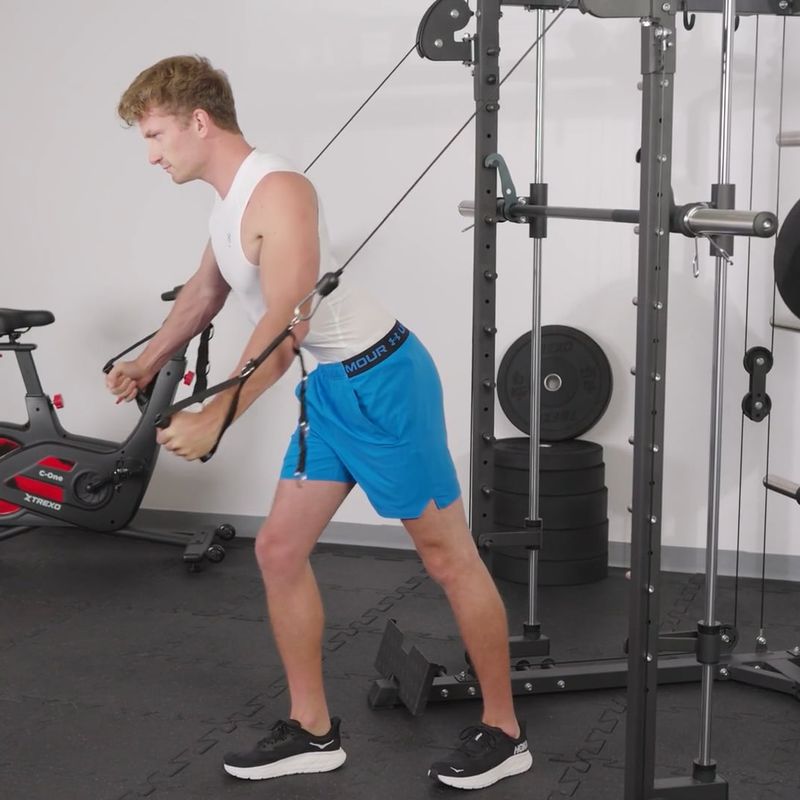 Мултифункционален фитнес уред Atlas XTREXO Hector Commercial  black 18