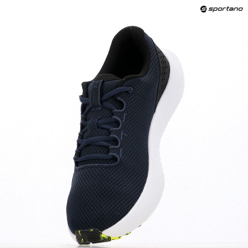 Мъжки обувки за бягане Under Armour Charged Surge 4 washed navy/black/high vis yellow 9