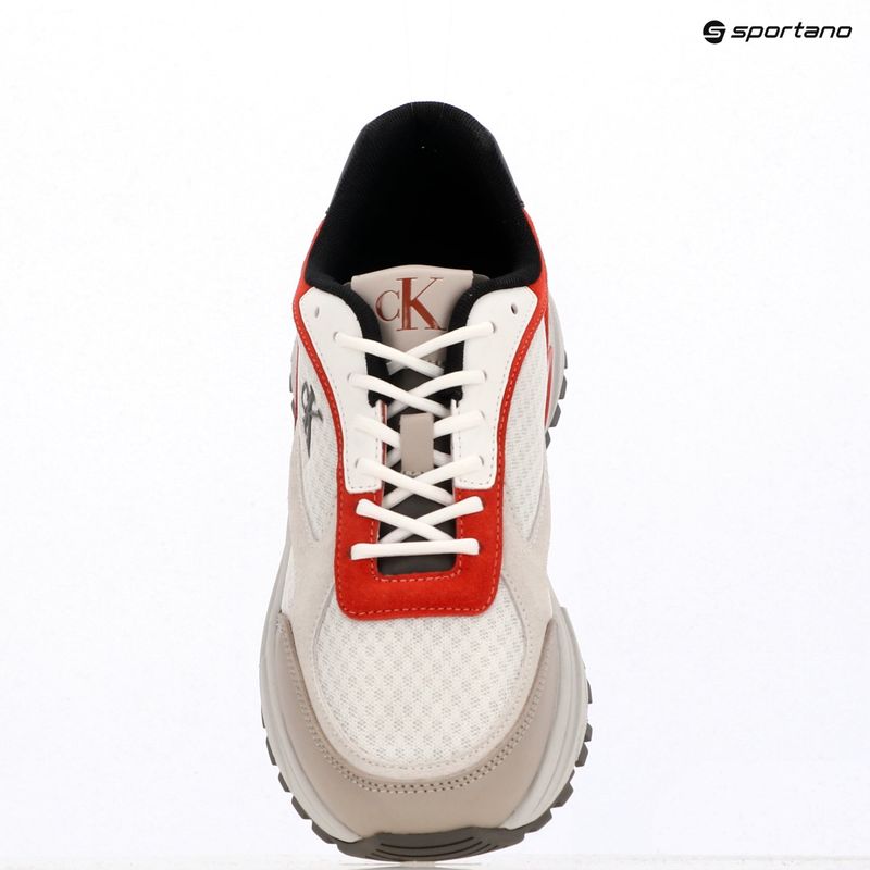 Мъжки обувки Calvin Klein YM0YM01379 Hike Runner Mesh MIX bright white/grey/flame scarlet 9