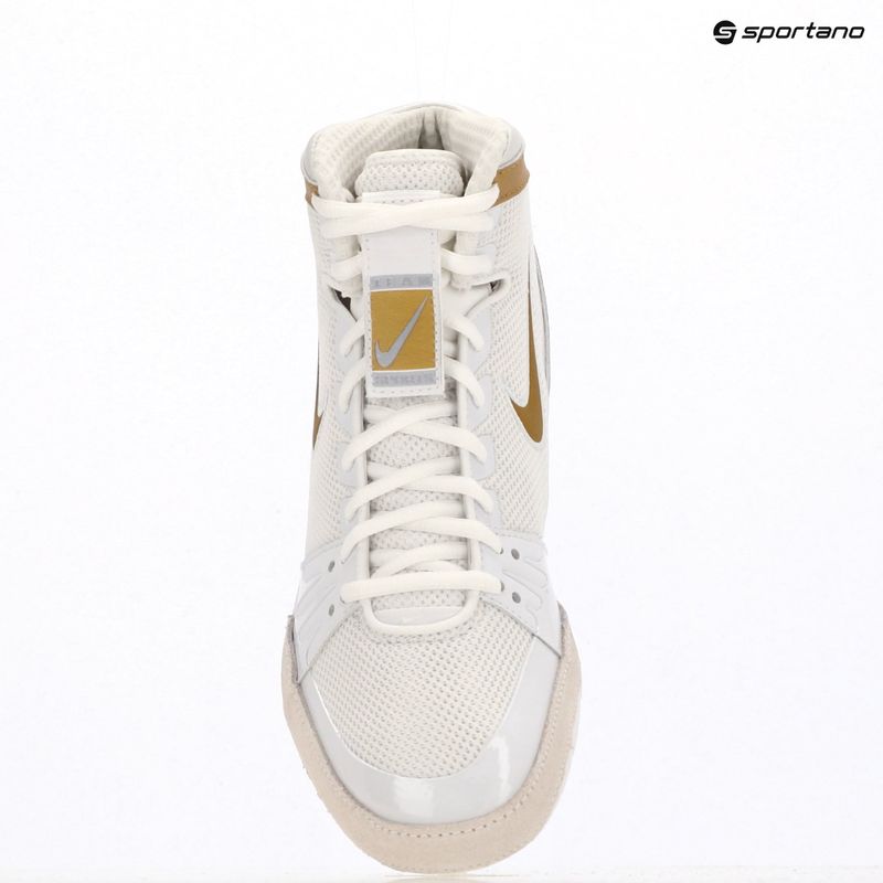 Боксьорски обувки Nike Freek white/metallic gold/cool grey 12