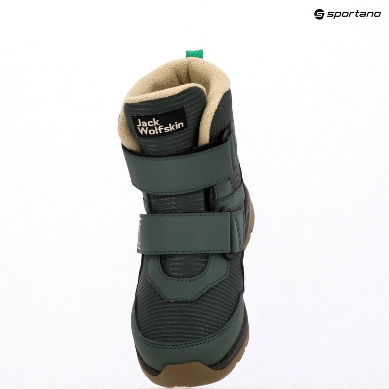 Детски обувки Jack Wolfskin Polar Bear-B Texapore Mid Vc mystic green 11