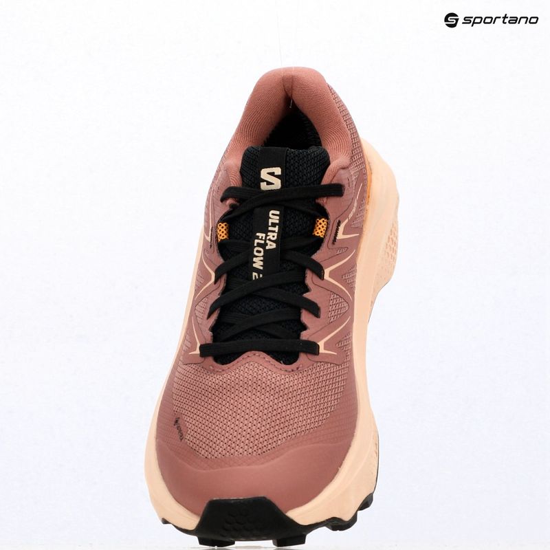 Дамски обувки за бягане Salomon Ultra Flow 2 GTX burlwood/tender peach/warm apricot 10