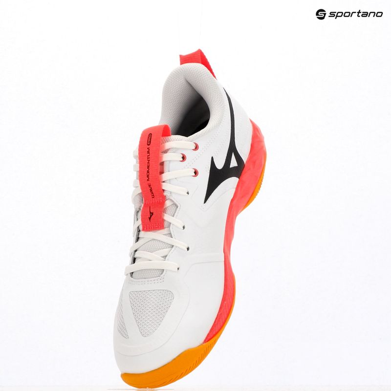 Обувки за волейбол Mizuno Wave Momentum Pro white/fiery coral 2/citrus 18