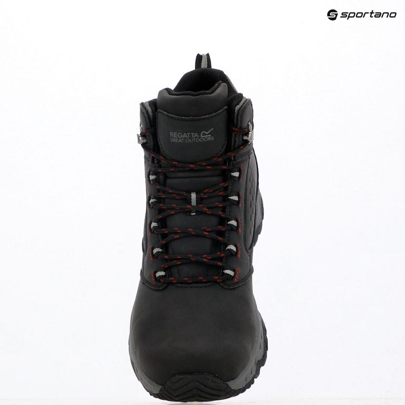 Мъжки туристически обувки REGATTA Amble black/rio red 19