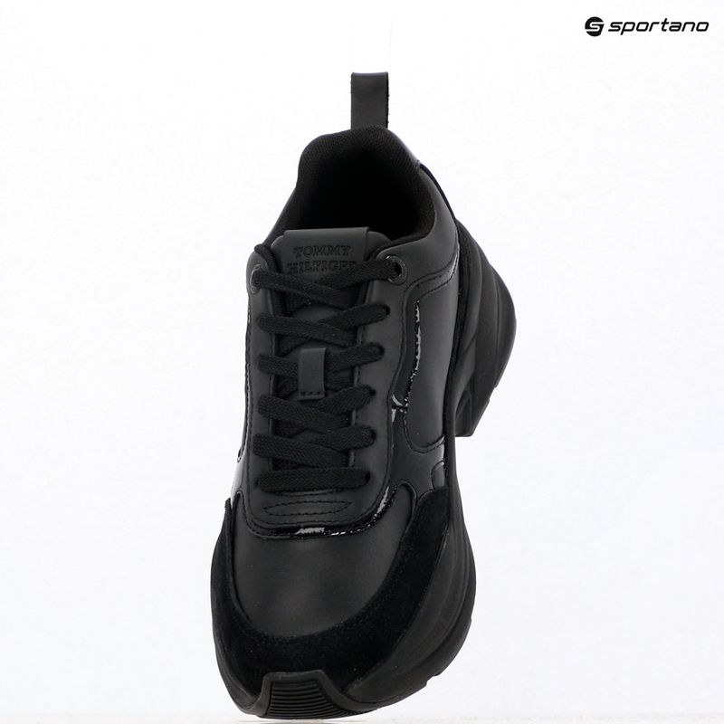 Дамски обувки Tommy Hilfiger Chunky Runner Patent black 9