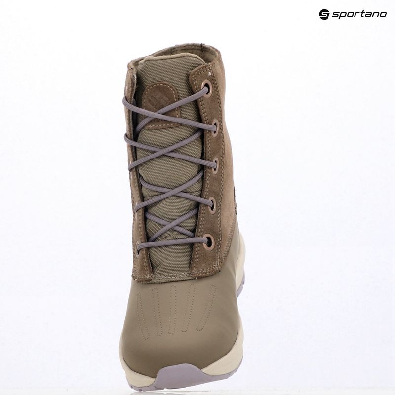 Дамски ботуши за сняг Columbia Moritza Shield Omni-Heat V2 wet sand/lavender pearl 10