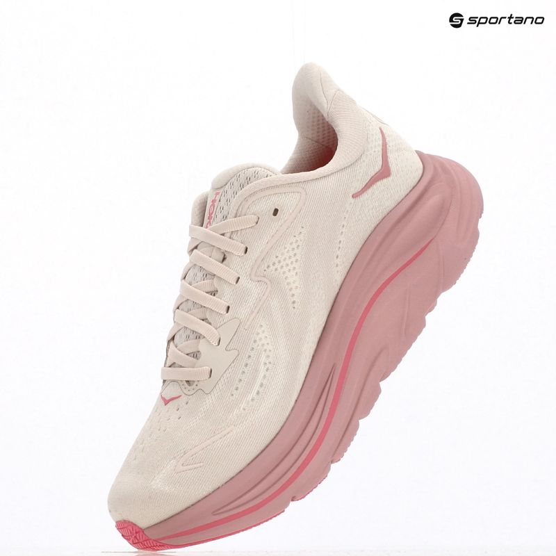 Дамски обувки за бягане HOKA Clifton 10 Wide rose cream/dried rose 18