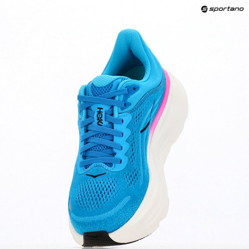 Дамски обувки за бягане HOKA Bondi 9 skyward blue/neon fuchsia 18