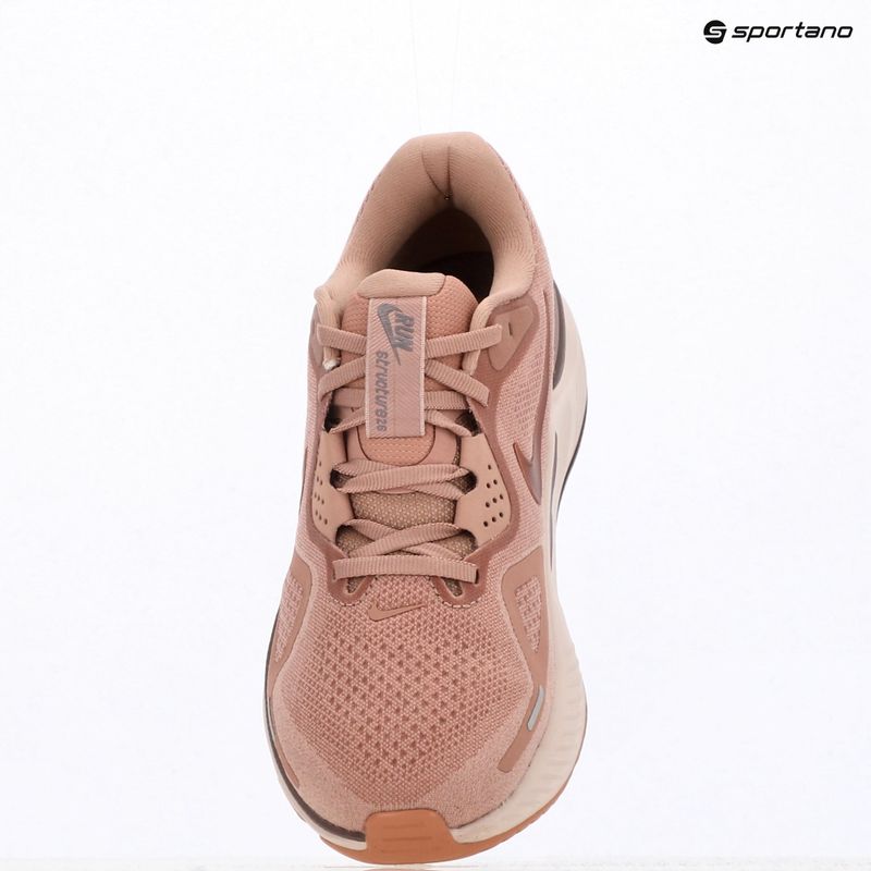 Дамски обувки за бягане Nike Structure 26 particle pink/taupe grey/silt red/metal rose gold 12