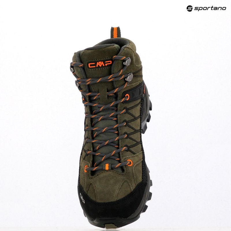 Мъжки обувки за трекинг CMP Rigel Mid Wp olive/flame 13