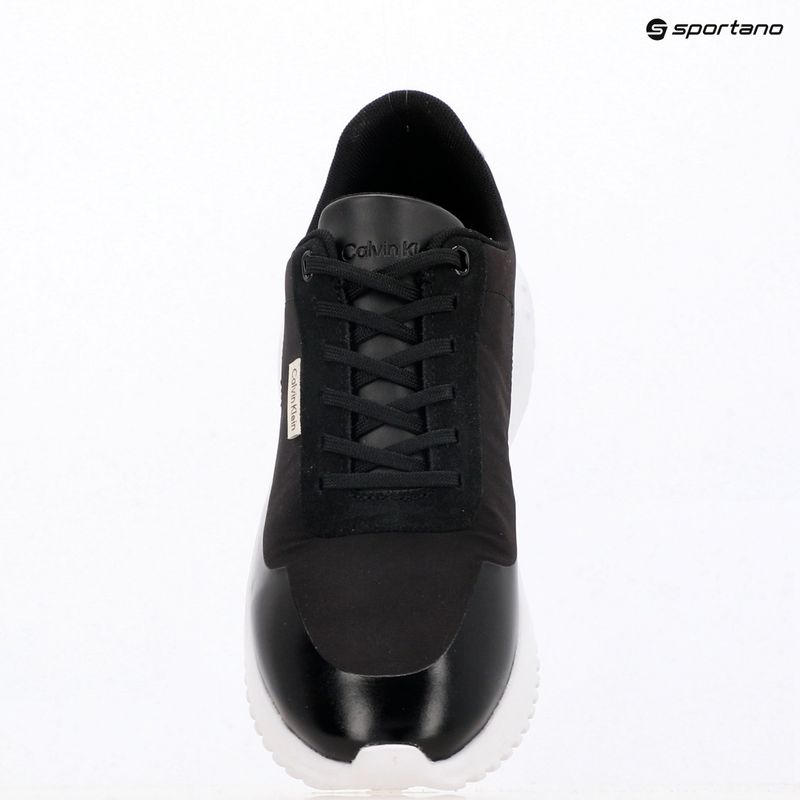 Дамски обувки Calvin Klein YW0YW02016 Eva Runner Lace Up Mat Mix 0GN black/gun metal 9