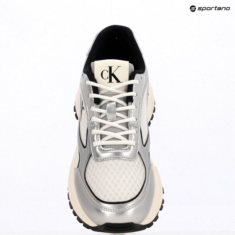 Дамски обувки Calvin Klein YW0YW02063 Hike Runner Lace Up Mesh Mix silver/black/bright white 9