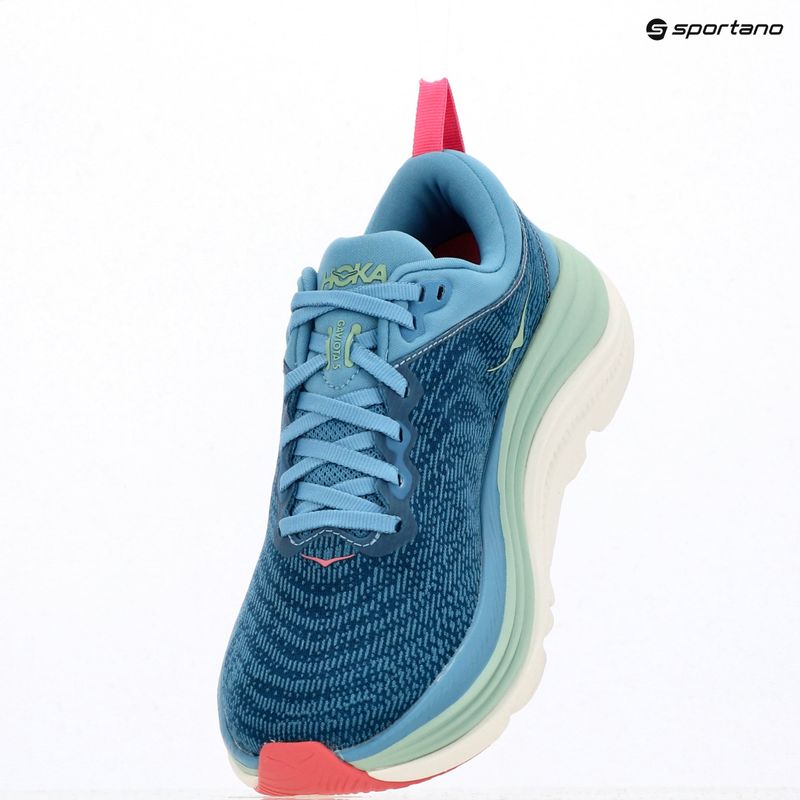 Дамски обувки за бягане HOKA Gaviota 5 alpine blue/jadeite 10