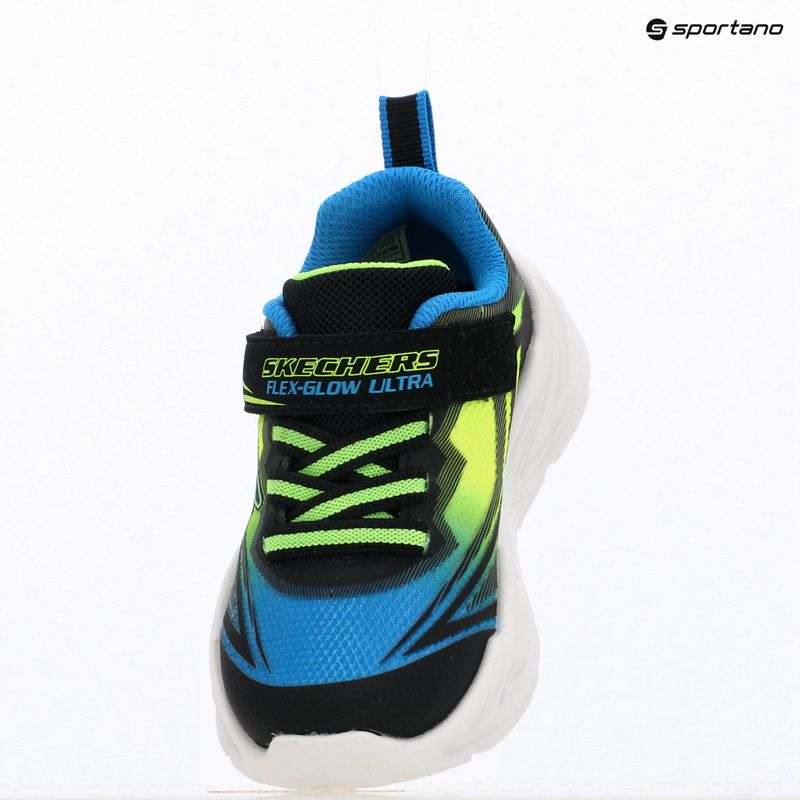 Детски обувки SKECHERS Flex-Glow Ultra black/blue/lime 7