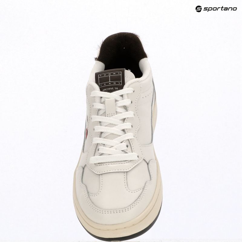 Дамски обувки Tommy Hilfiger Archive 98 Calf Hair Tab ecru/dark coffee 9