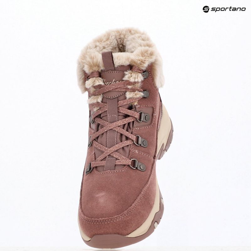 Дамски обувки Skechers Trego Snow Worries mauve 9