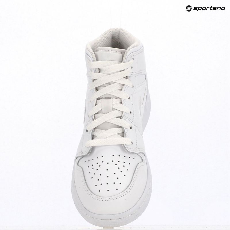 Обувки Jordan 1 Mid white/white/white 9