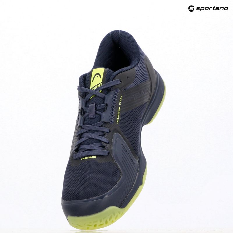 Обувки за скуош HEAD Sprint Team 4.0 Indoor navy/lime 9