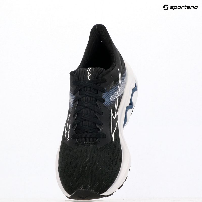 Мъжки обувки за бягане Mizuno Wave Equate 9 black/white/vintage indigo 9