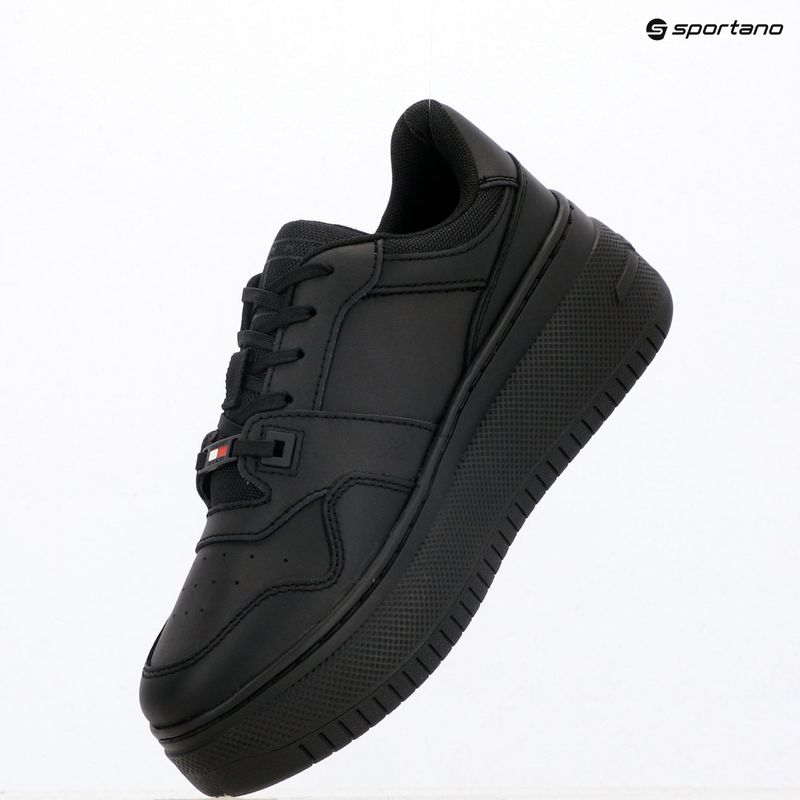 Дамски обувки Tommy Jeans Retro Basket Flatform Ess triple black 9