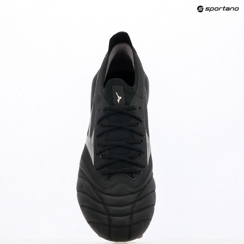Мъжки футболни обувки Mizuno Morelia Neo IV β Elite FG black/galaxy silver/black 9
