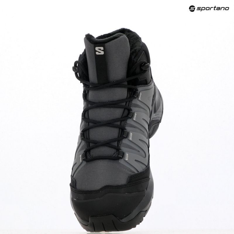 Мъжки туристически обувки Salomon X-Adventure Coldrush WP asphalt / black / alloy 9