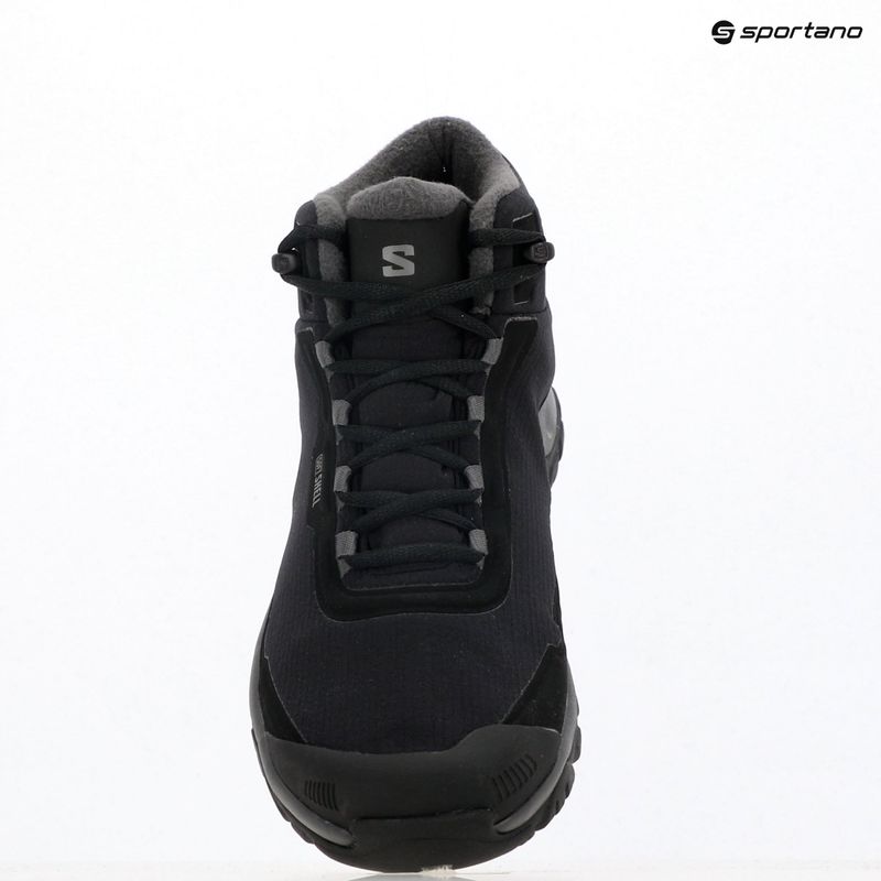 Мъжки обувки за трекинг Salomon Shelter WP black/asphalt/castlerock 9