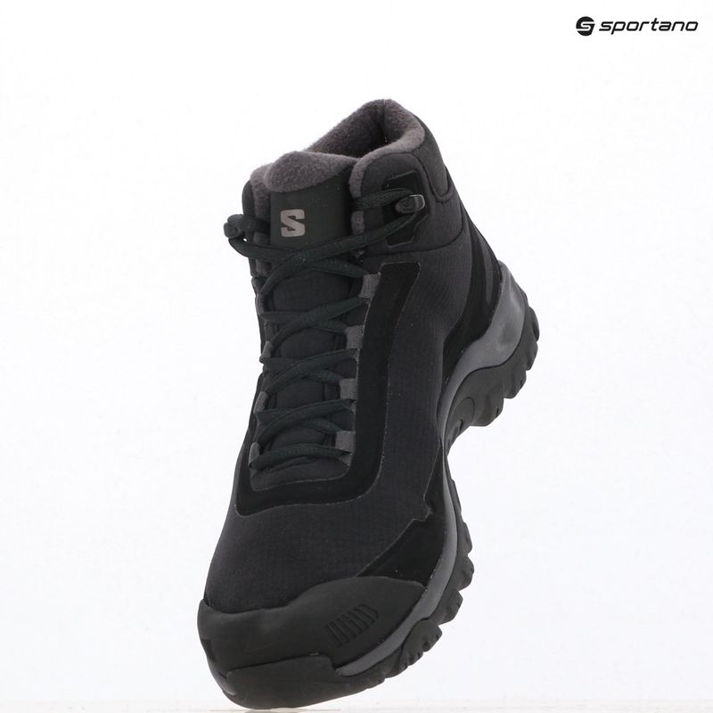 Дамски обувки за трекинг Salomon Shelter WP black/asphalt/castlerock 9