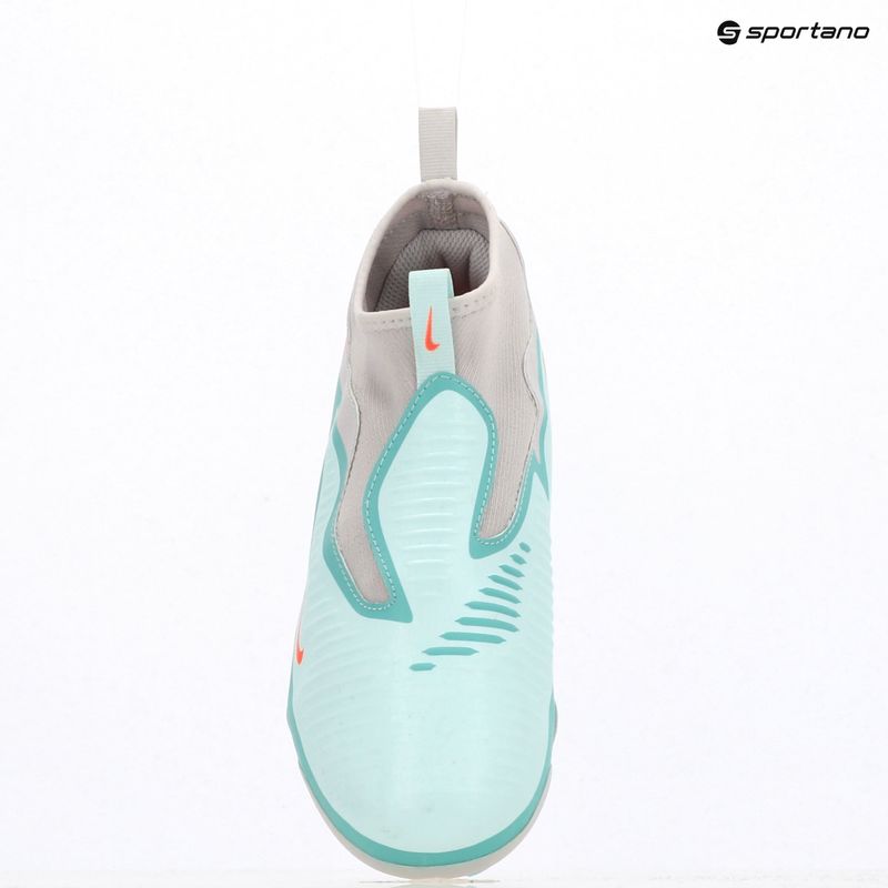 Детски футболни обувки Nike United Phantom 6 High Academy Jr FG/MG pistachio frost/hyper orange 9