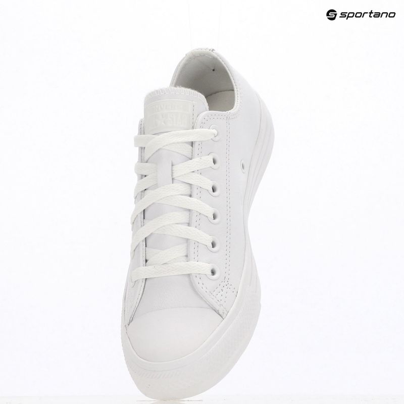 Кецове Converse Chuck Taylor All Star Leather white mono 9