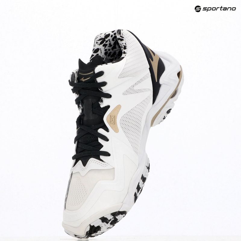 Обувки за волейбол Mizuno Wave Lightning Z8 Mid white/black/ge gold 15