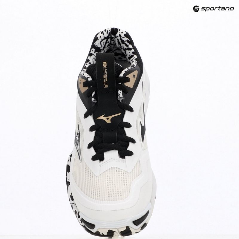 Обувки за хандбал Mizuno Wave Stealth 6 white/black/ge gold 15