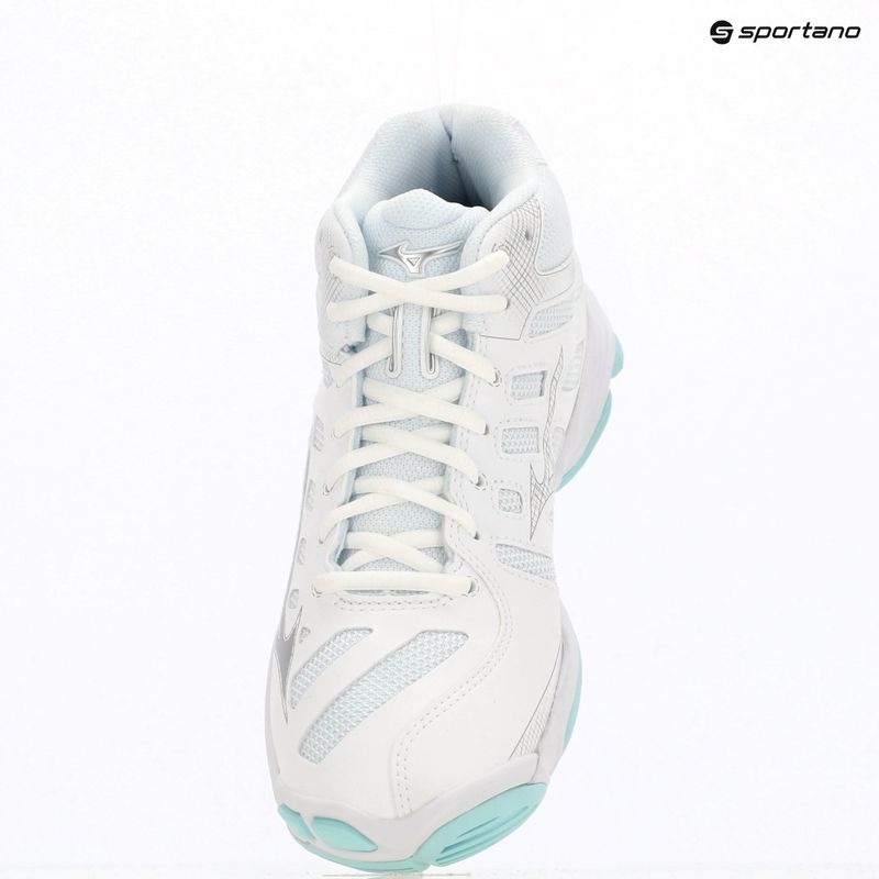 Дамски обувки за волейбол Mizuno Wave Voltage 2 Mid white/blue tint 15