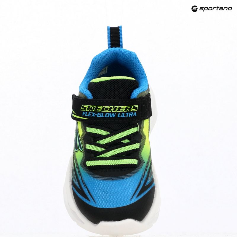 Детски обувки SKECHERS Flex-Glow Ultra black/blue/lime 16