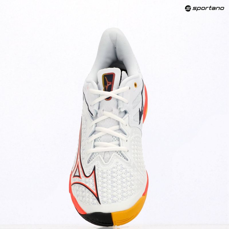 Мъжки обувки за тенис Mizuno Wave Exceed Tour 6 AC white/fiery coral 2/citrus 12