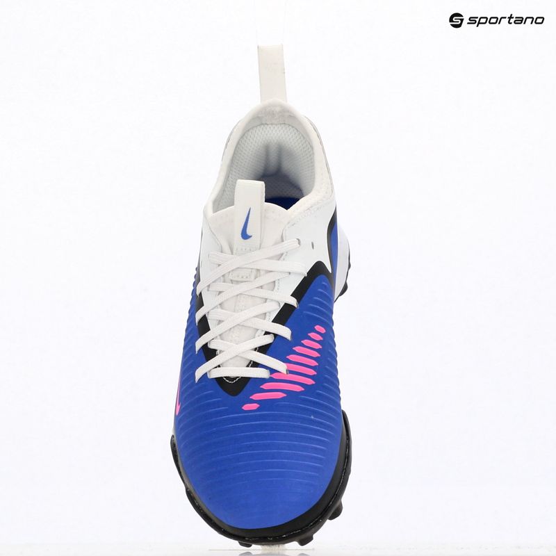 Детски футболни обувки Nike Jr. Phantom 6 Low Academy TF race blue/white/pink blast 12