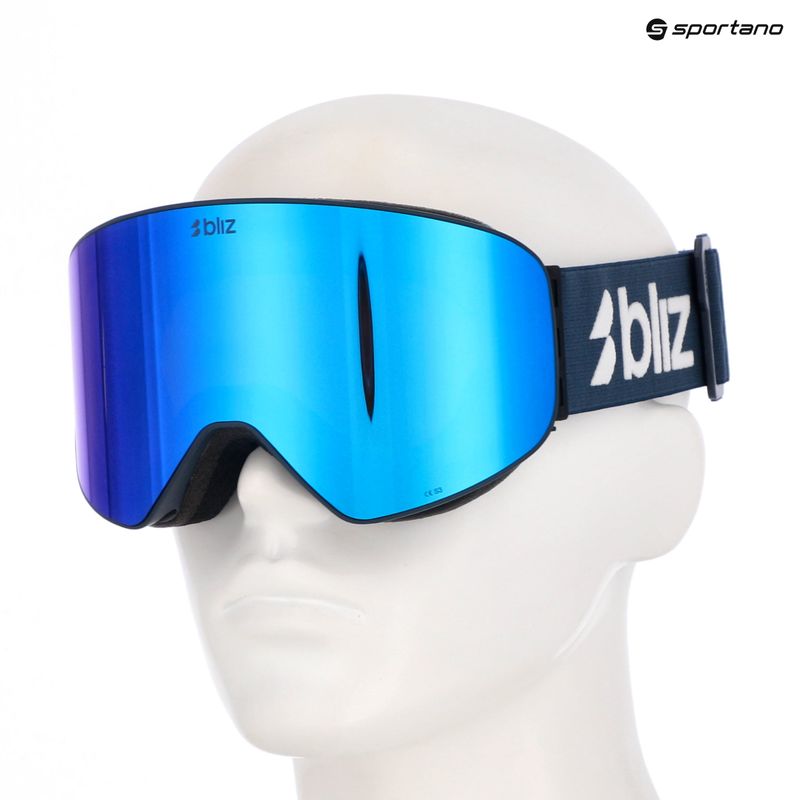 Скиорски очила Bliz Flow matte blue/brown/blue multi 7