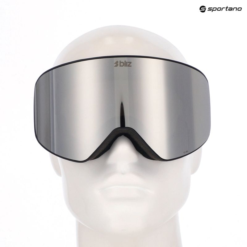 Скиорски очила Bliz Flow matte black/smoke/silver mirror 11