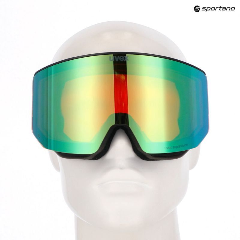 Скиорска маска Uvex Lace Attract FM black matt/mirror opal 13